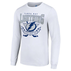 Tampa Bay Lightning Starter Team Logo Graphic Long Sleeve T-Shirt - White | NHL online