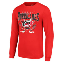 Carolina Hurricanes Starter Team Logo Graphic Long Sleeve T-Shirt - Red | NHL sale