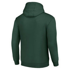 Minnesota Wild Starter Team Logo Graphic Fleece Tri-Blend Pullover Hoodie - Olive | NHL Lifestyle
