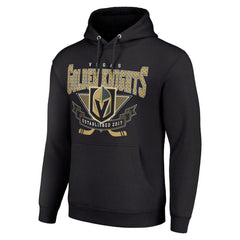 Vegas Golden Knights Starter Team Logo Graphic Fleece Tri-Blend Pullover Hoodie - Black | NHL near me