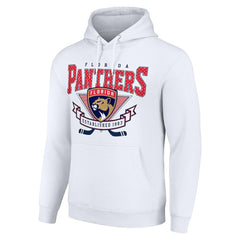 Florida Panthers Starter ‘80s Inspired Team Logo Graphic Pullover Hoodie - White | NHL on sale