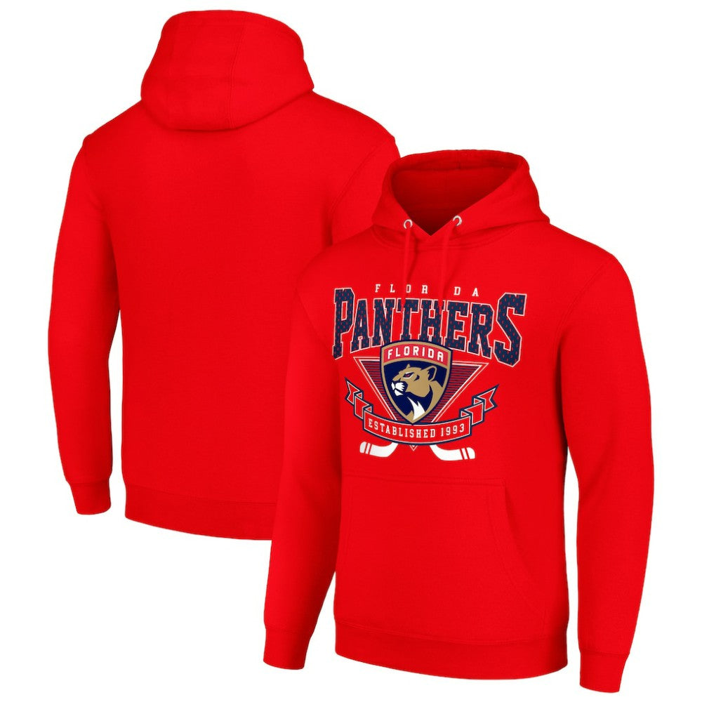 Florida Panthers Starter Team Logo Graphic Fleece Tri-Blend Pullover Hoodie - Red | NHL sale