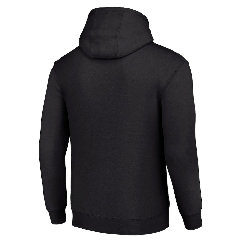 Colorado Avalanche Starter Team Logo Graphic Fleece Tri-Blend Pullover Hoodie - Black | NHL Clearance