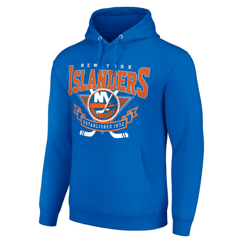 New York Islanders Starter Team Logo Graphic Fleece Tri-Blend Pullover Hoodie - Royal | NHL sale