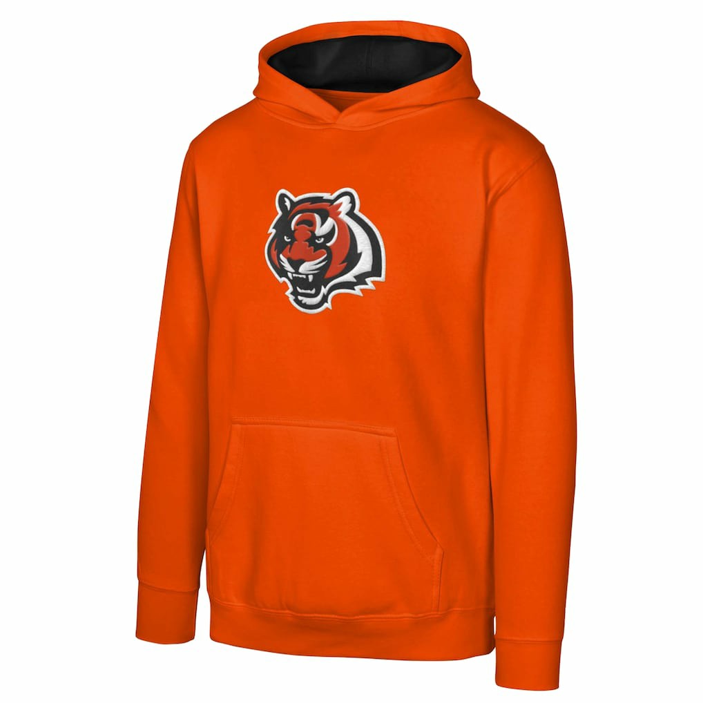 Cincinnati Bengals Youth Prime Pullover Hoodie - Orange - NFL