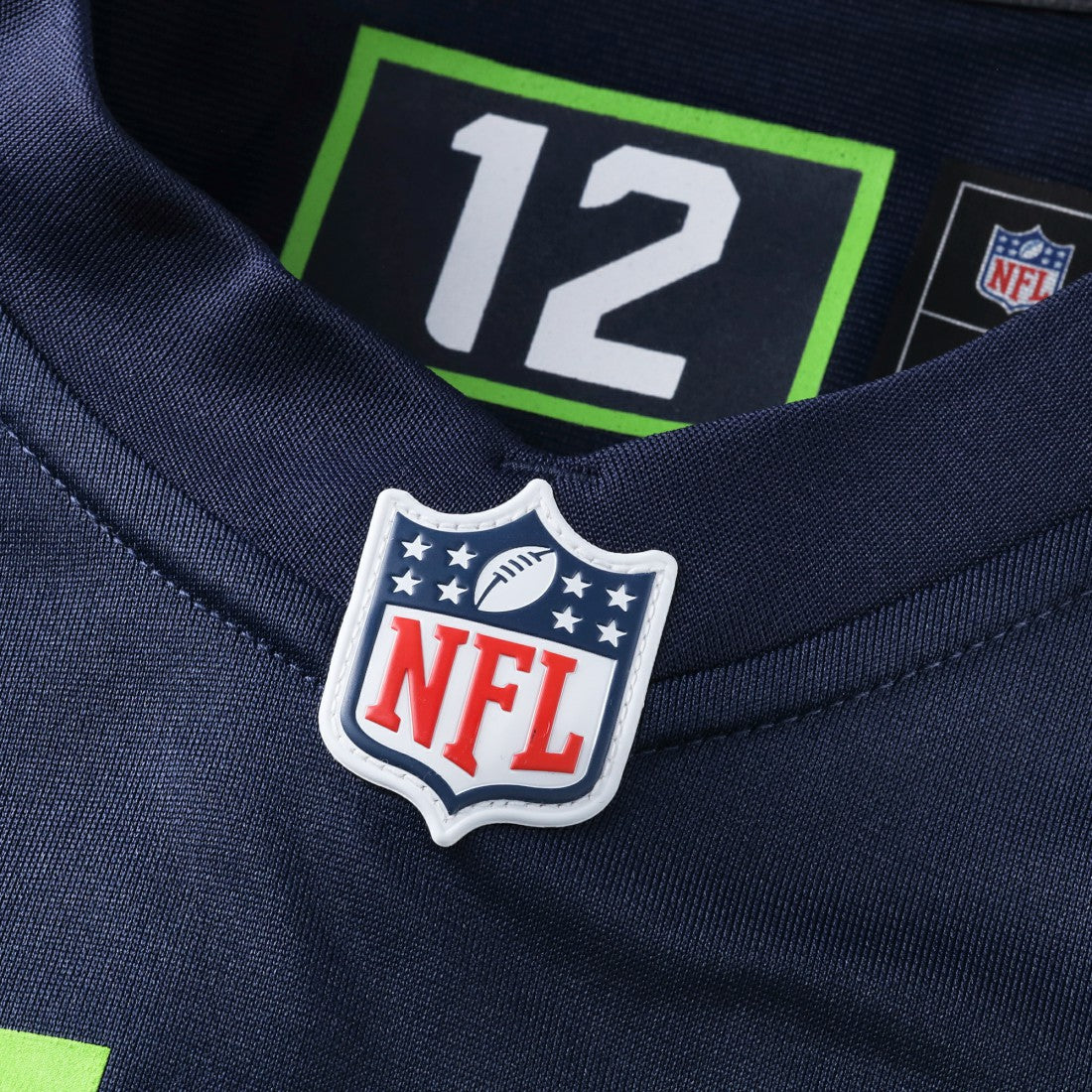 Seattle Seahawks Custom Game Jersey - College Navy - Nike