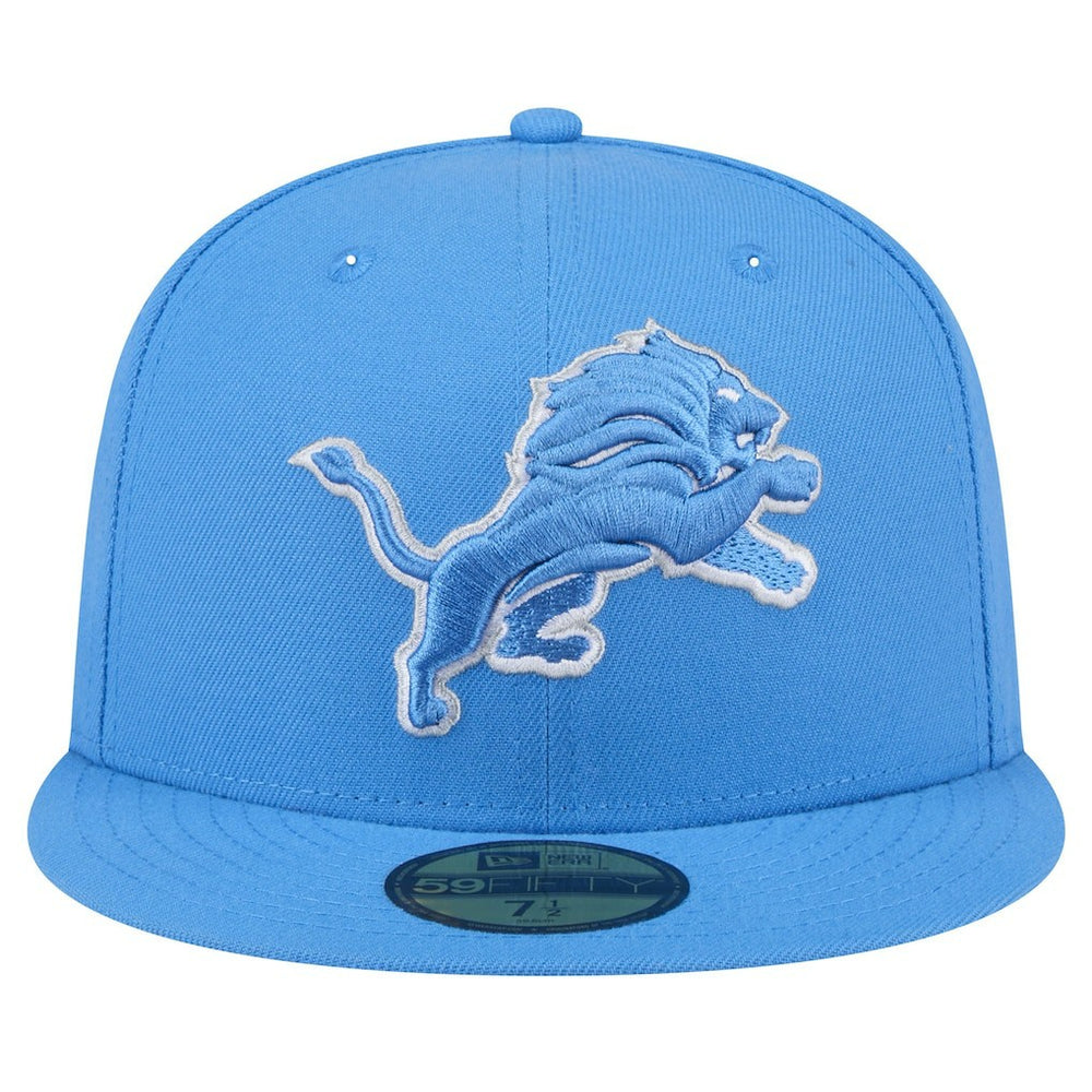 Detroit Lions New Era Omaha 59FIFTY Fitted Hat - Blue - NFL