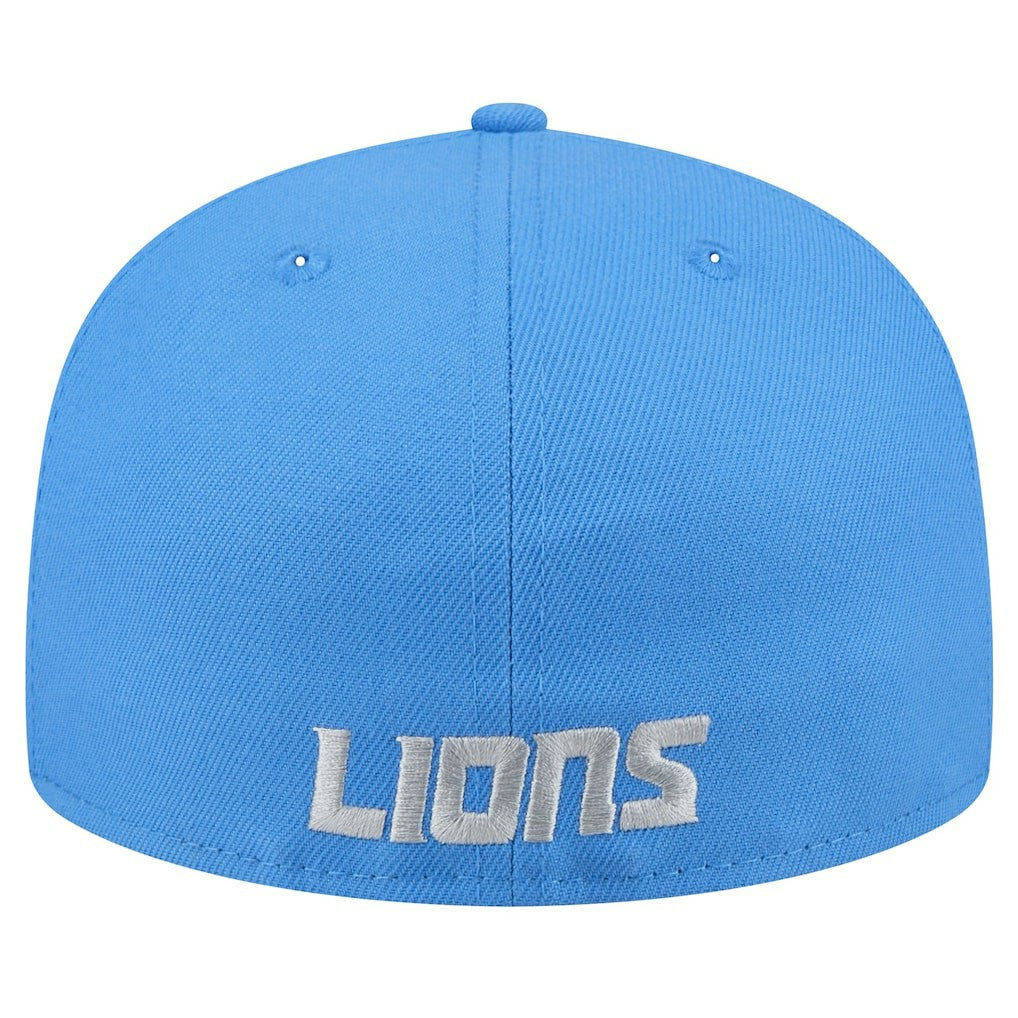 Detroit Lions New Era Omaha 59FIFTY Fitted Hat - Blue - NFL