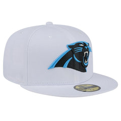 Carolina Panthers New Era Omaha 59FIFTY Fitted Hat - White - NFL