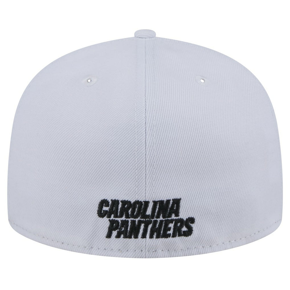 Carolina Panthers New Era Omaha 59FIFTY Fitted Hat - White - NFL