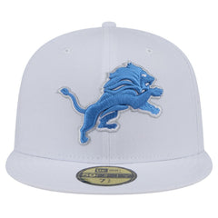 Detroit Lions New Era Omaha 59FIFTY Fitted Hat - White - NFL