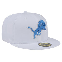 Detroit Lions New Era Omaha 59FIFTY Fitted Hat - White - NFL