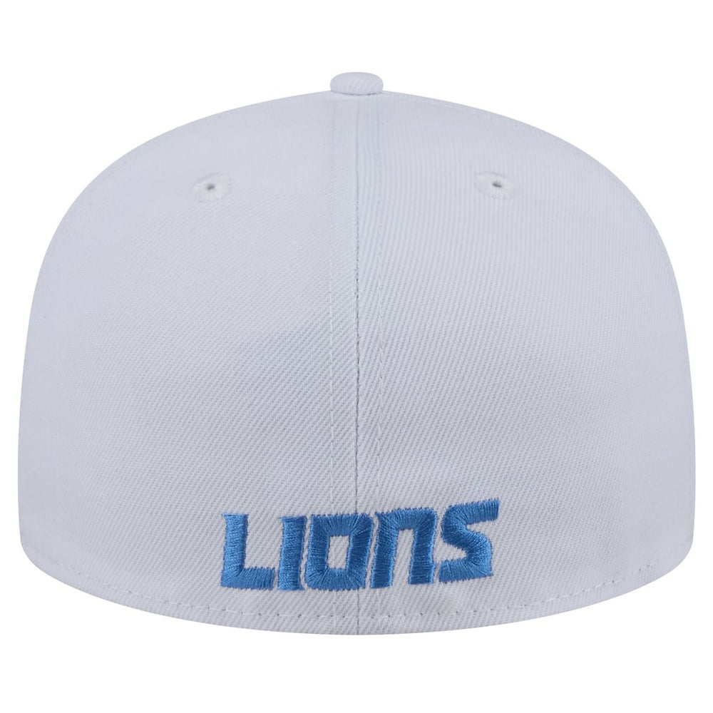 Detroit Lions New Era Omaha 59FIFTY Fitted Hat - White - NFL