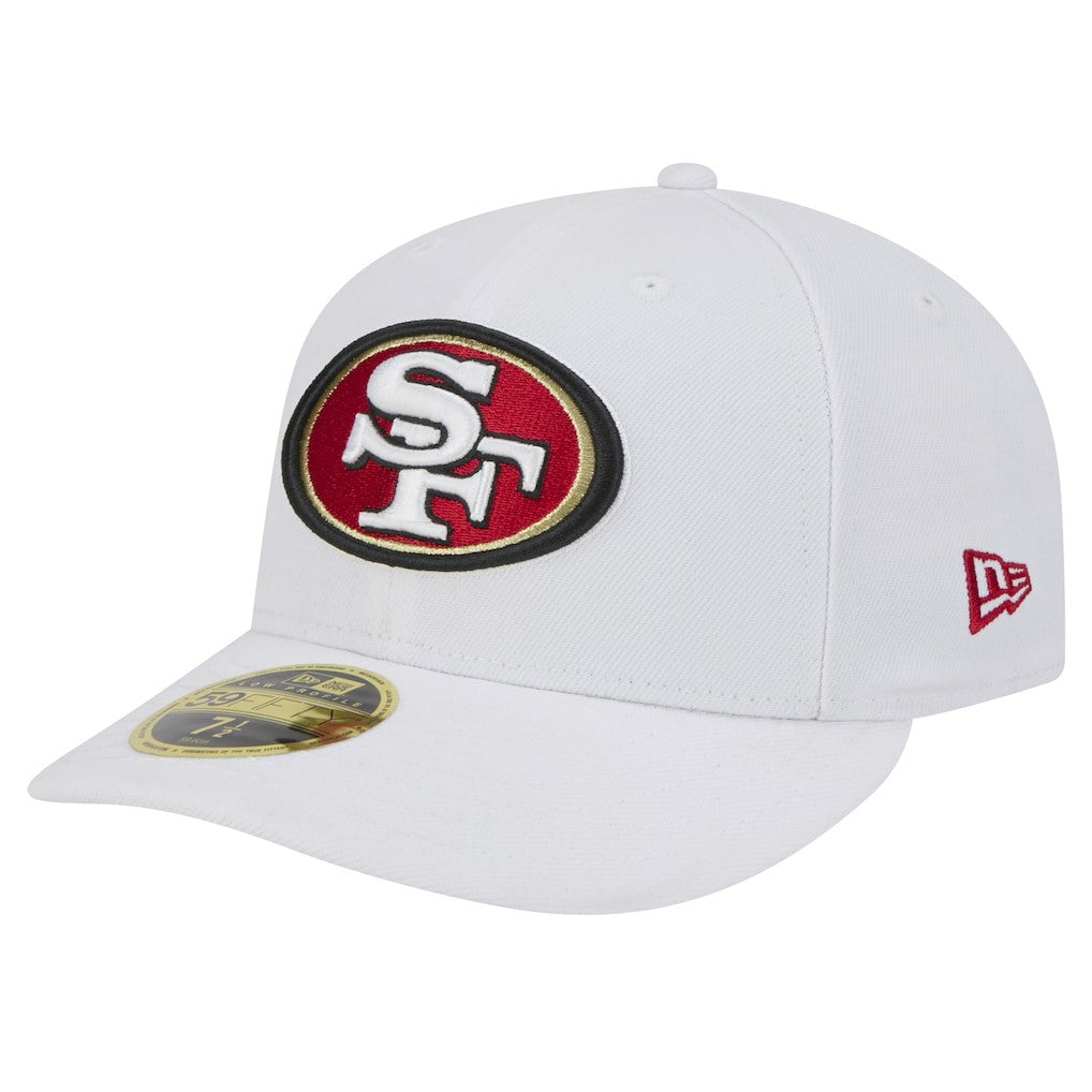San Francisco 49ers New Era Omaha Low Profile 59FIFTY Fitted Hat - White - NFL