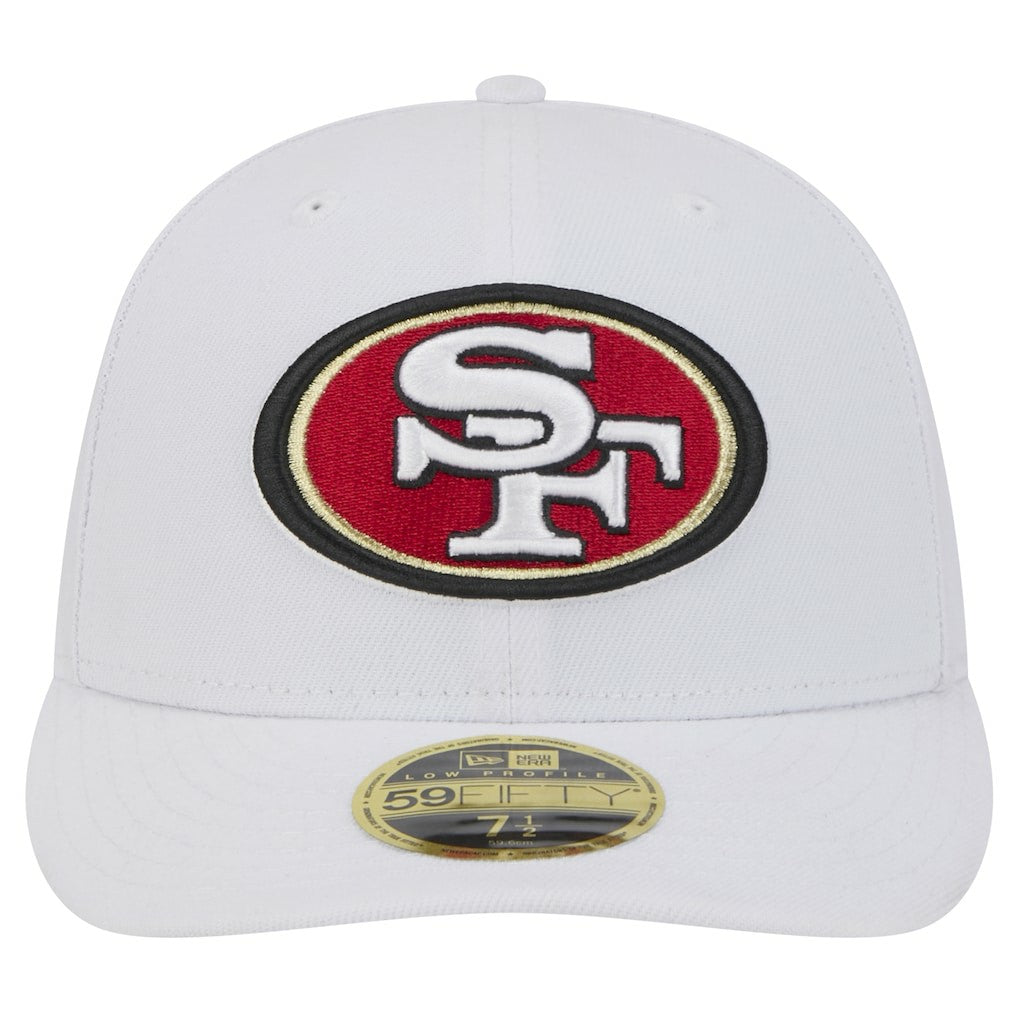 San Francisco 49ers New Era Omaha Low Profile 59FIFTY Fitted Hat - White - NFL