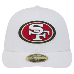 San Francisco 49ers New Era Omaha Low Profile 59FIFTY Fitted Hat - White - NFL