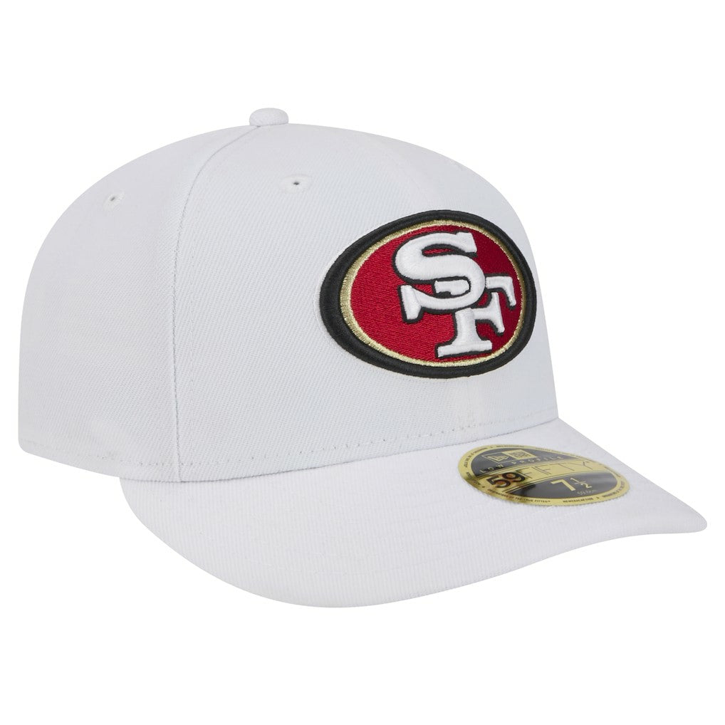 San Francisco 49ers New Era Omaha Low Profile 59FIFTY Fitted Hat - White - NFL