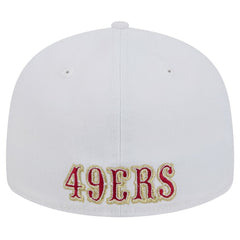 San Francisco 49ers New Era Omaha Low Profile 59FIFTY Fitted Hat - White - NFL