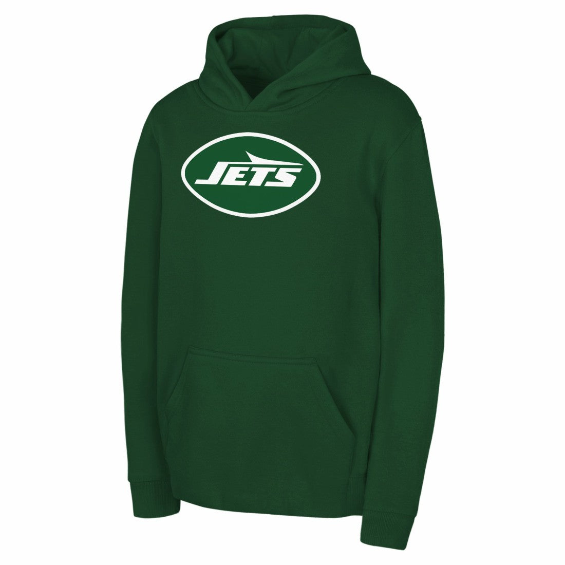New York Jets Youth Team Logo Pullover Hoodie - Green - NFL