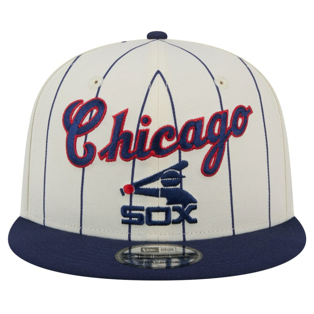 Chicago White Sox New Era Jersey Pinstripe 9FIFTY Snapback Hat Sale