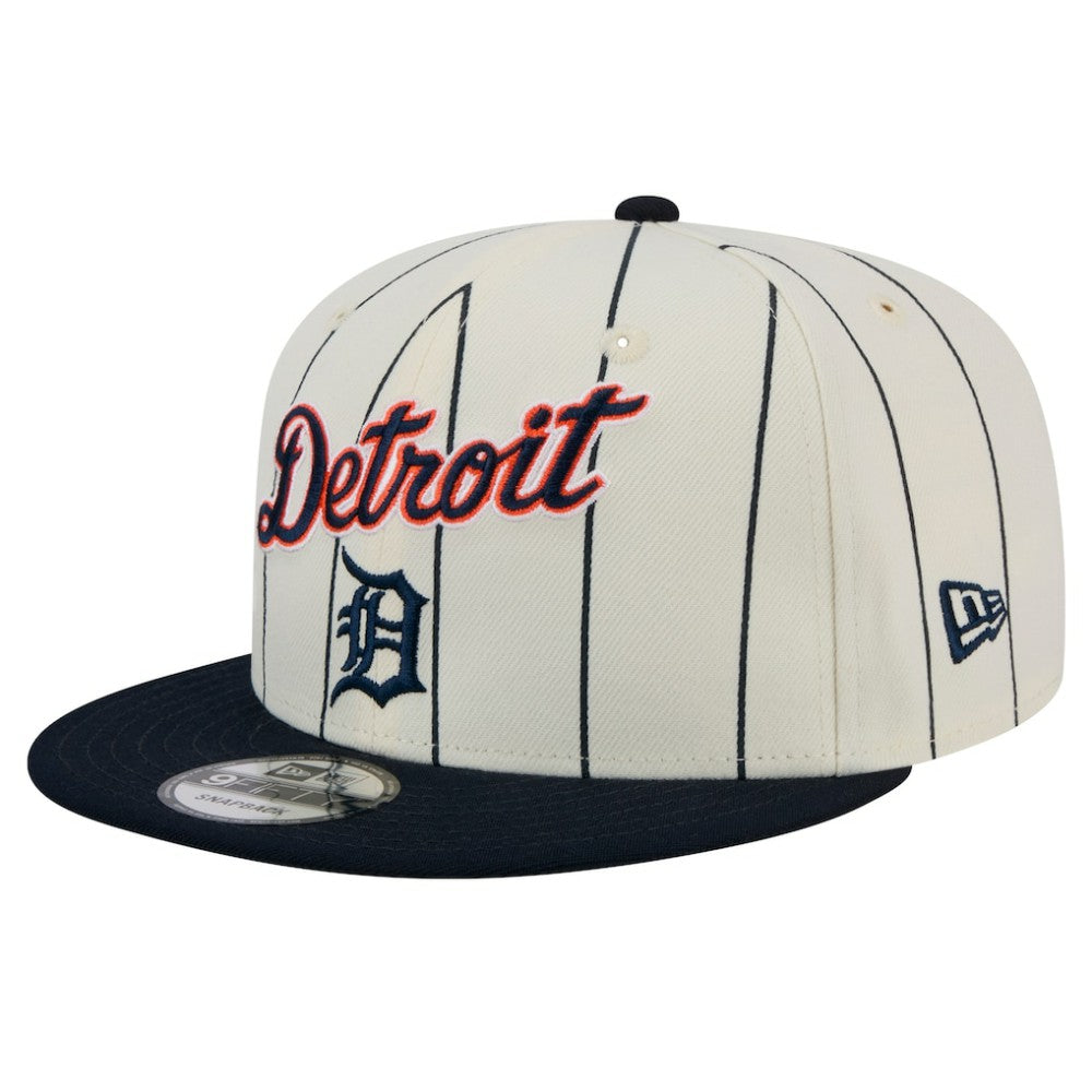 Detroit Tigers New Era Jersey Pinstripe 9FIFTY Snapback Hat Outlet