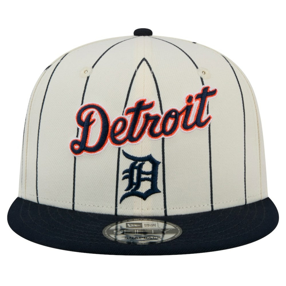 Detroit Tigers New Era Jersey Pinstripe 9FIFTY Snapback Hat Outlet