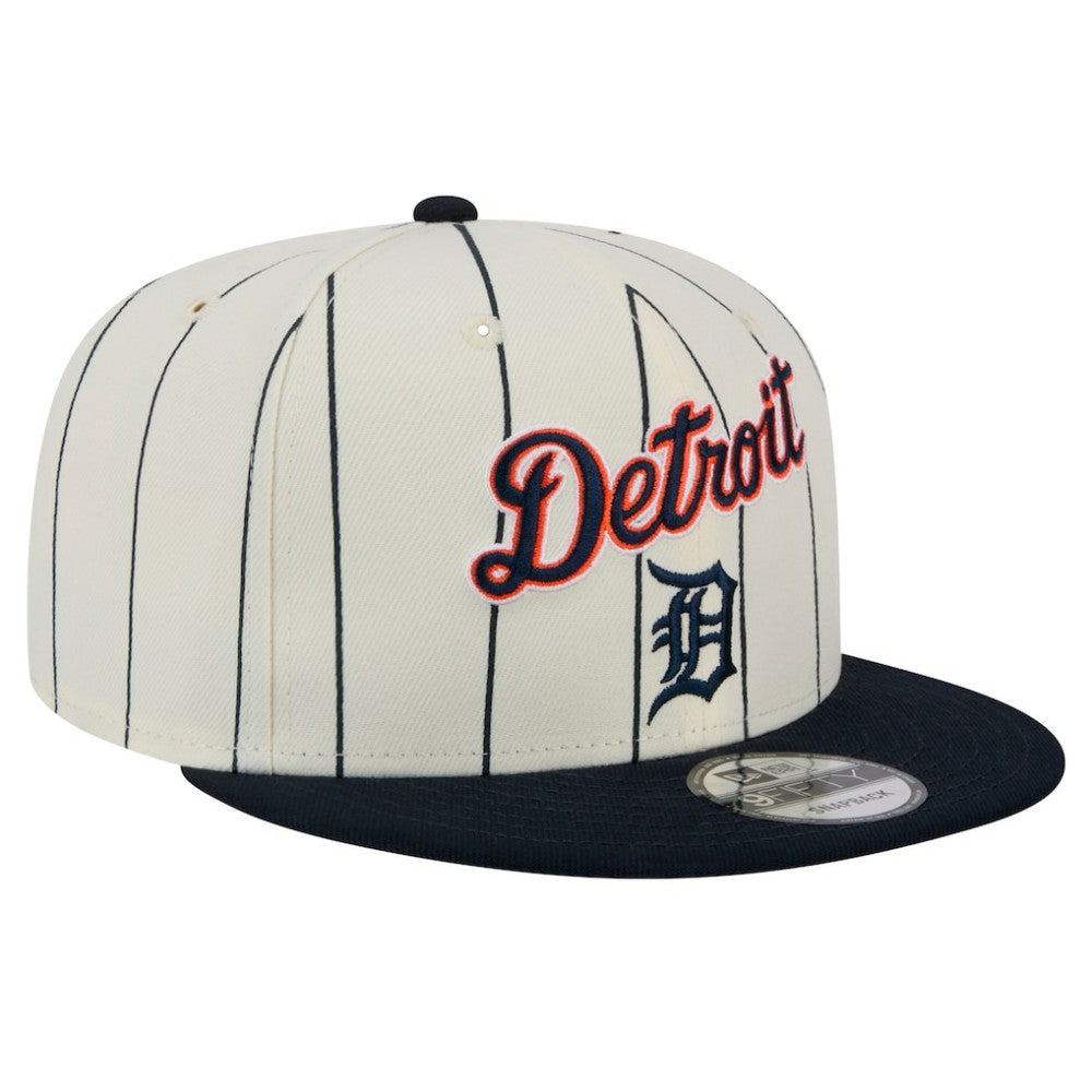 Detroit Tigers New Era Jersey Pinstripe 9FIFTY Snapback Hat Outlet