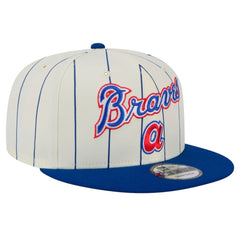 Atlanta Braves New Era Jersey Pinstripe 9FIFTY Snapback Hat for sale