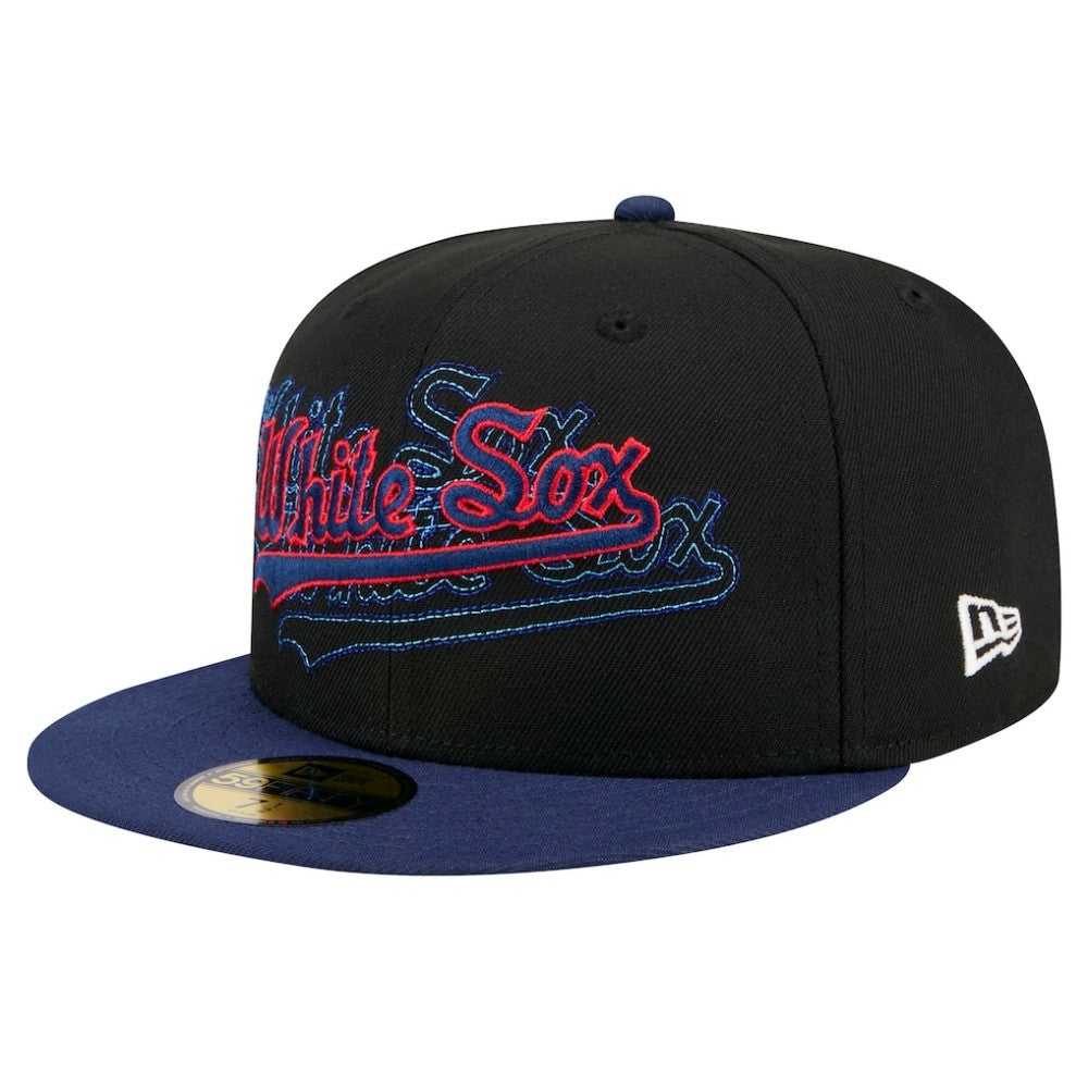 Chicago White Sox New Era Shadow Stitch 59FIFTY Fitted Hat Sale