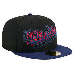 Chicago White Sox New Era Shadow Stitch 59FIFTY Fitted Hat Sale