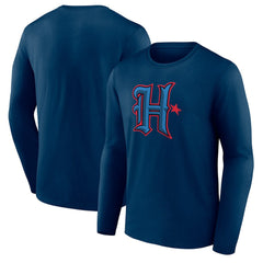 Houston Texans Secondary Logo Long Sleeve T-Shirt - Navy - NFL