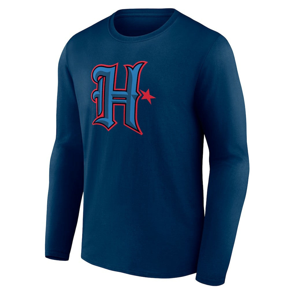 Houston Texans Secondary Logo Long Sleeve T-Shirt - Navy - NFL