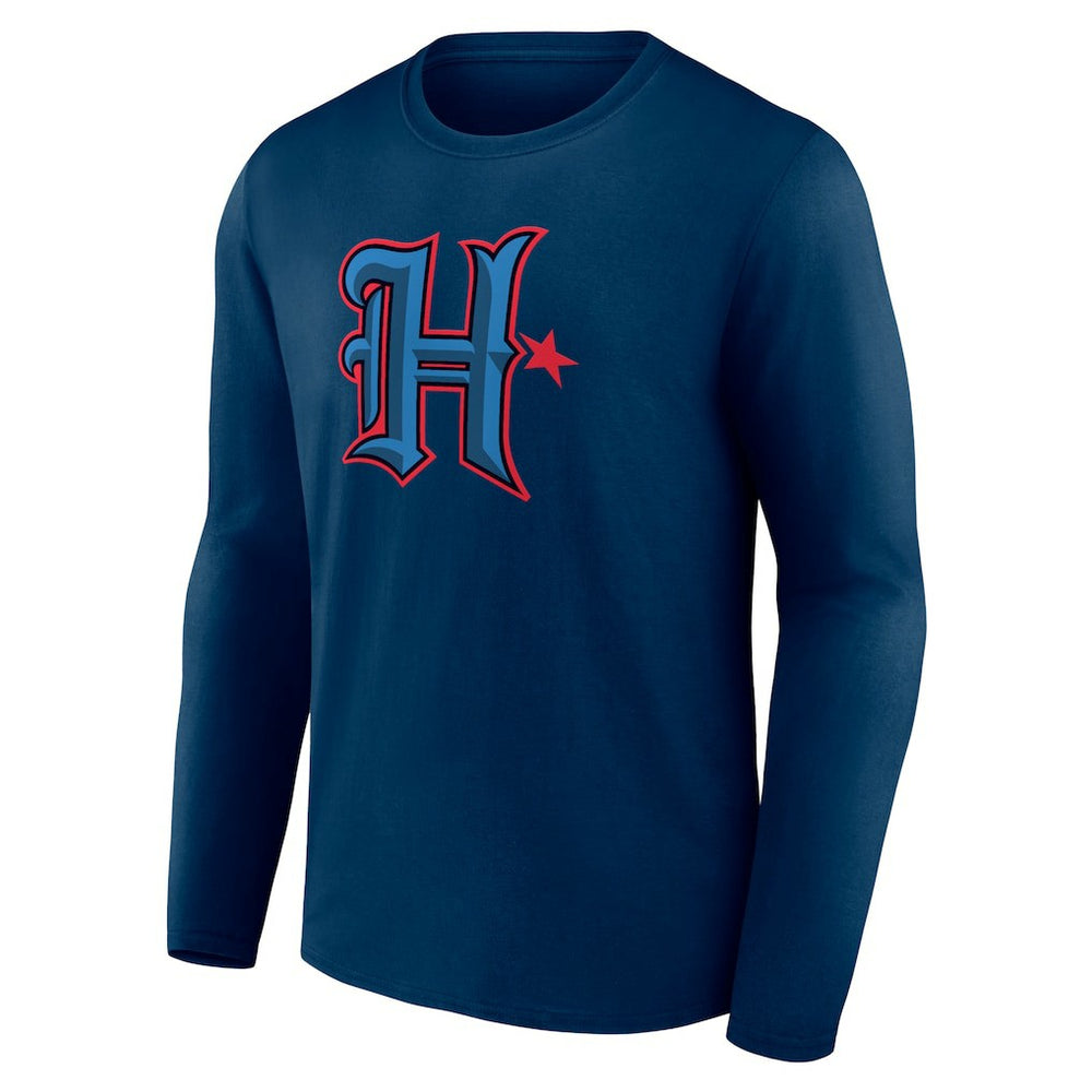 Houston Texans Secondary Logo Long Sleeve T-Shirt - Navy - NFL