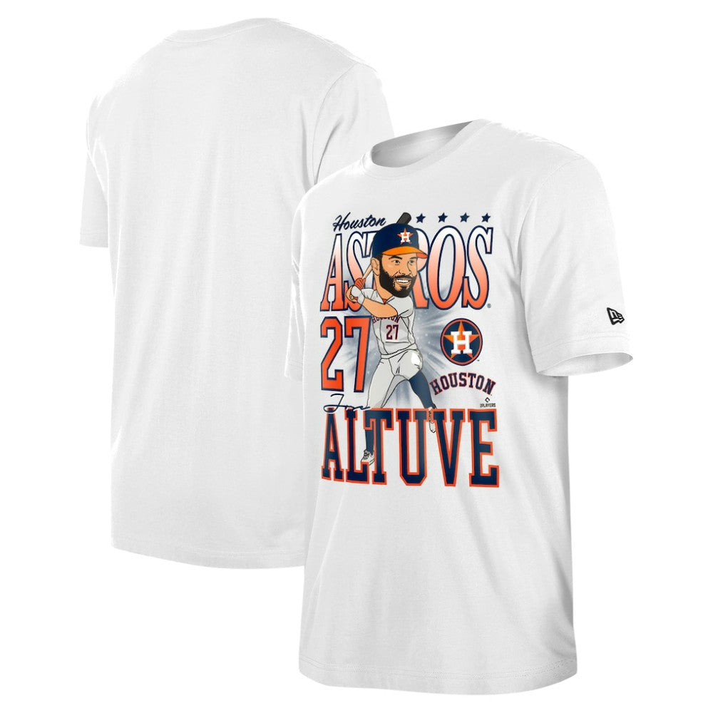 Jose Altuve Houston Astros New Era Caricature T-Shirt Online