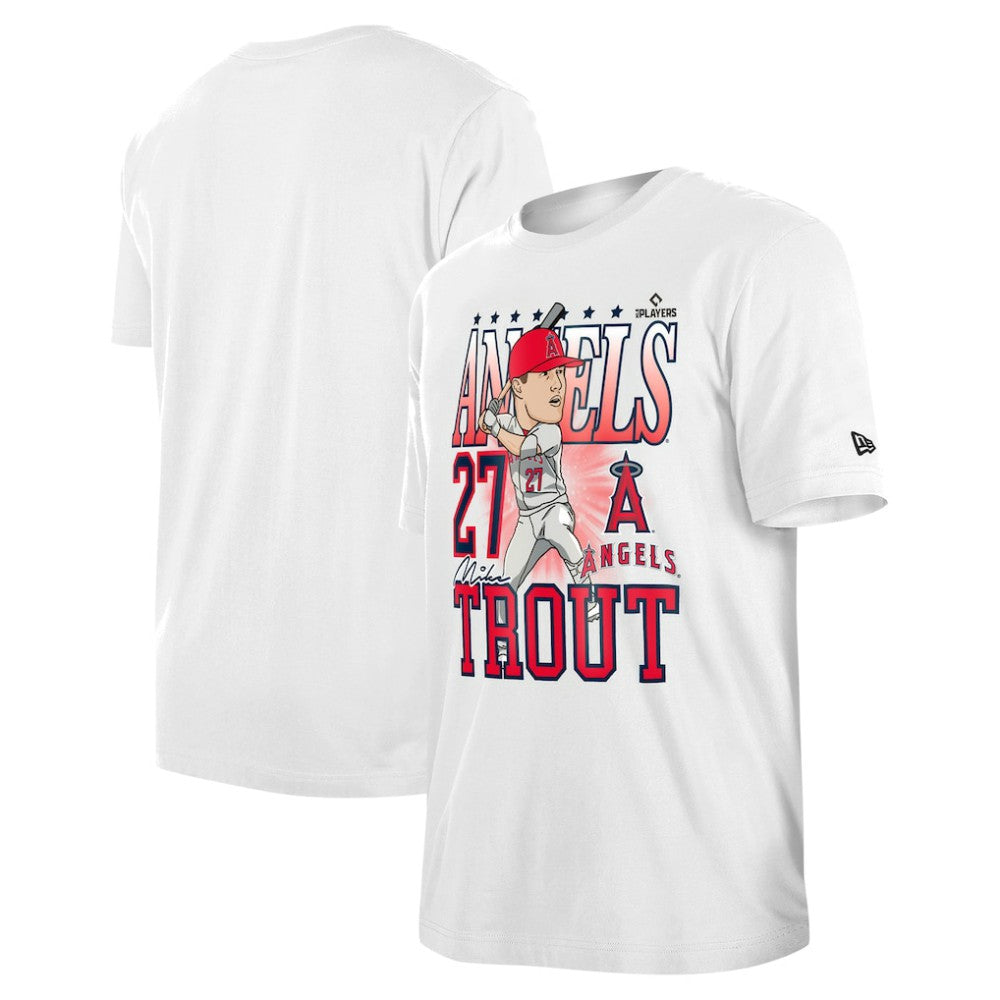 Mike Trout Los Angeles Angels New Era Caricature T-Shirt Outlet