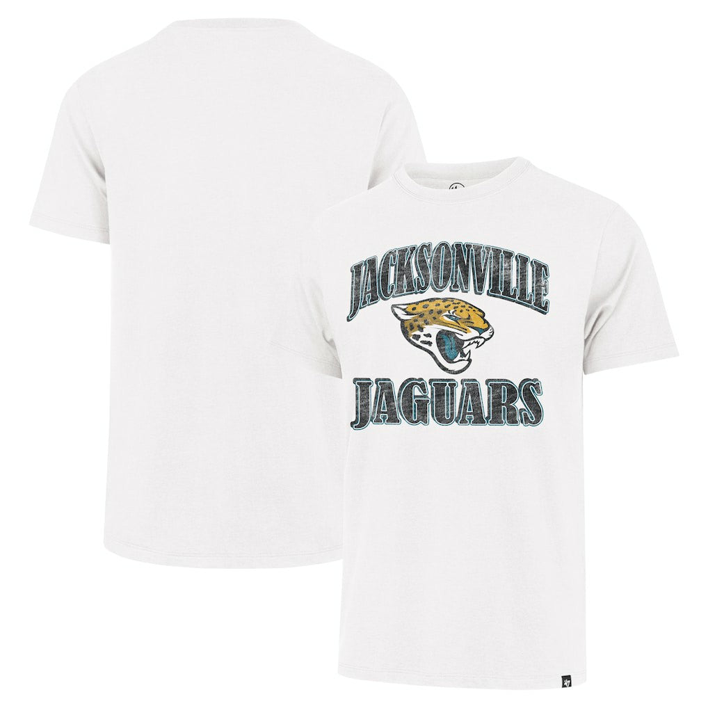 Jacksonville Jaguars '47 Overrun Franklin T-Shirt - White - 47 brand