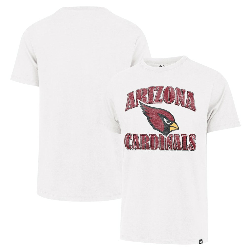 Arizona Cardinals '47 Overrun Franklin T-Shirt - White - 47 brand