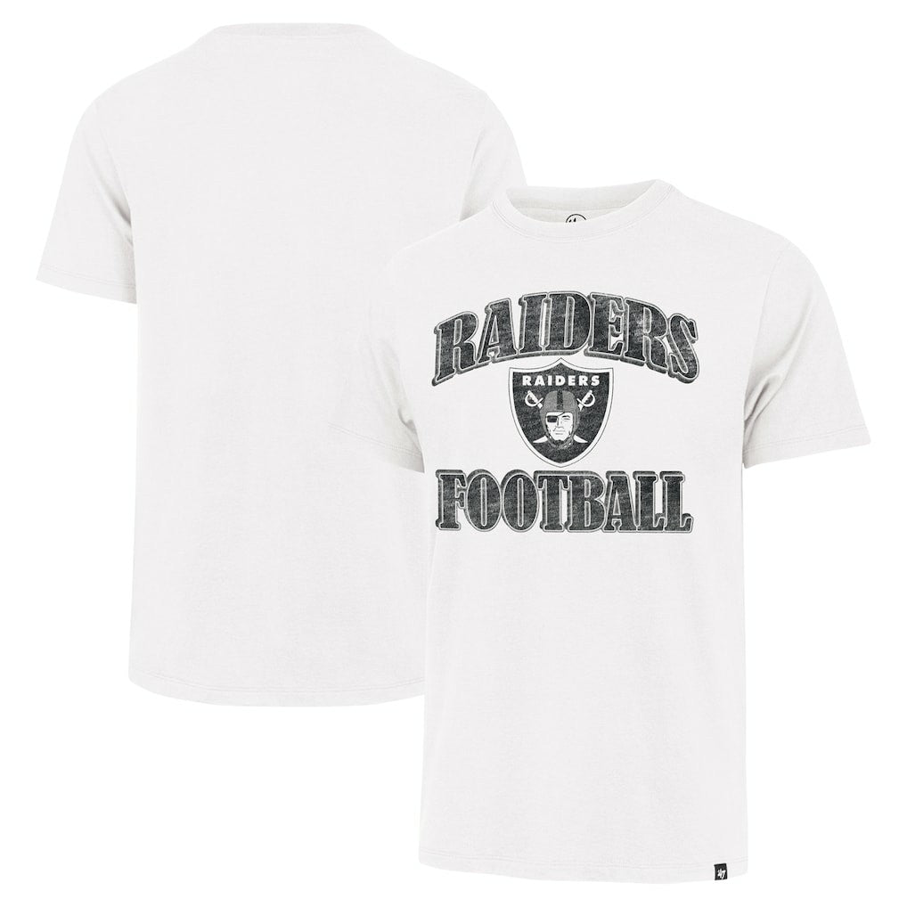 Las Vegas Raiders '47 Overrun Franklin T-Shirt - White - 47 brand
