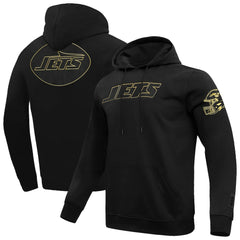 New York Jets Pro Standard Classic Chenille Pullover Hoodie - Black - NFL