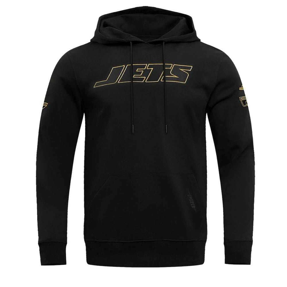 New York Jets Pro Standard Classic Chenille Pullover Hoodie - Black - NFL