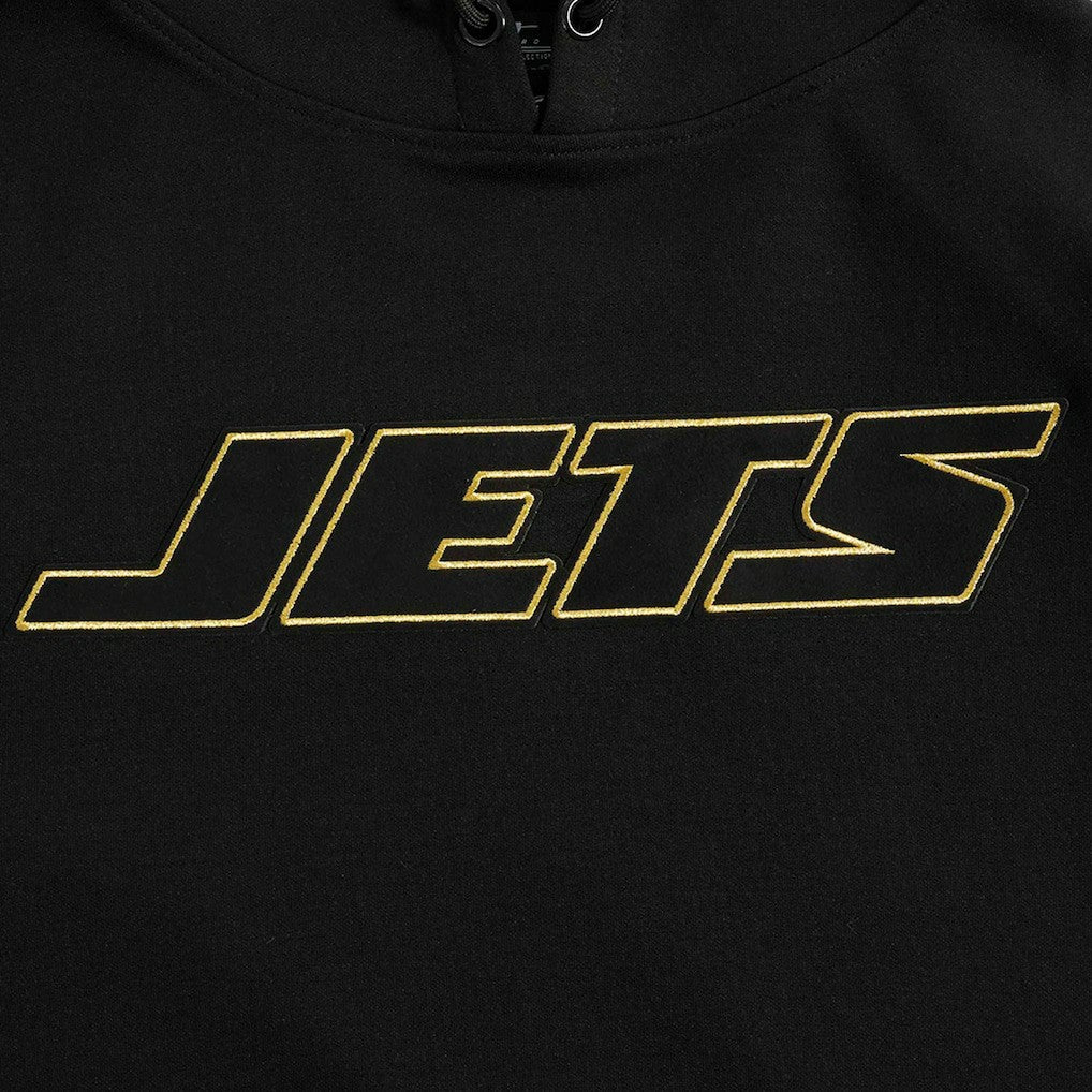 New York Jets Pro Standard Classic Chenille Pullover Hoodie - Black - NFL