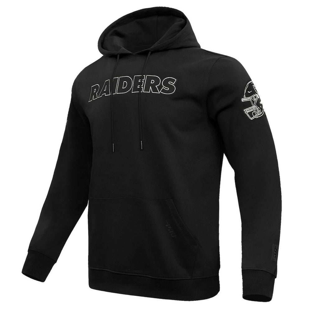 Las Vegas Raiders Pro Standard Classic Chenille Pullover Hoodie - Black - NFL