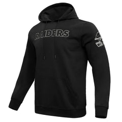 Las Vegas Raiders Pro Standard Classic Chenille Pullover Hoodie - Black - NFL