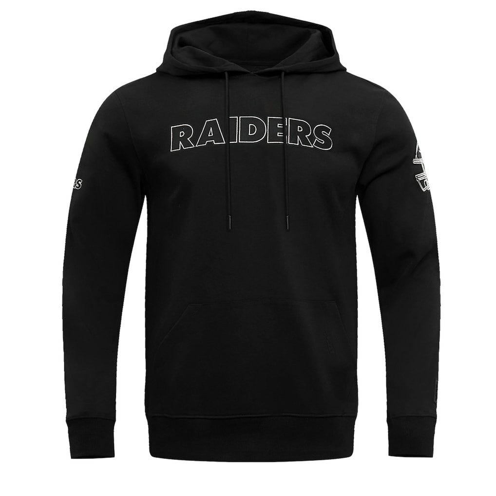 Las Vegas Raiders Pro Standard Classic Chenille Pullover Hoodie - Black - NFL