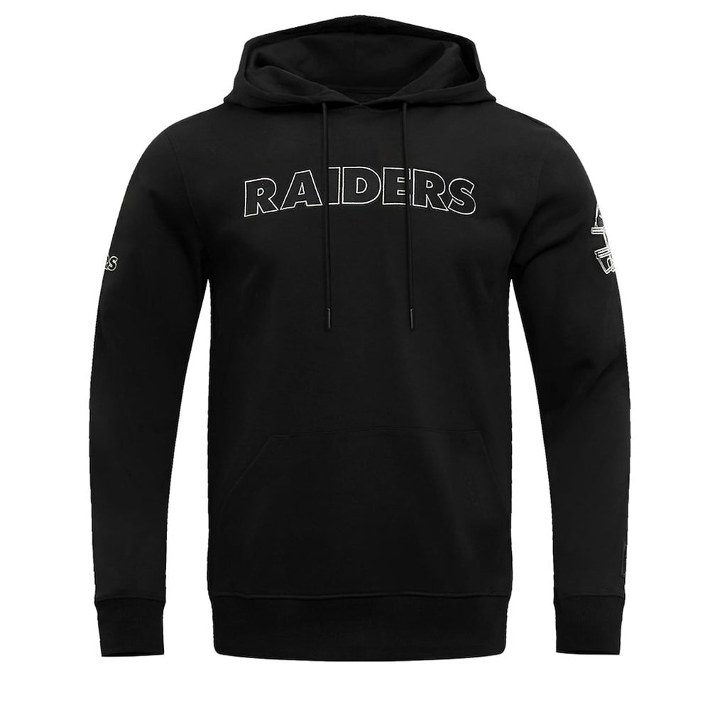 Las Vegas Raiders Pro Standard Classic Chenille Pullover Hoodie - Black - NFL