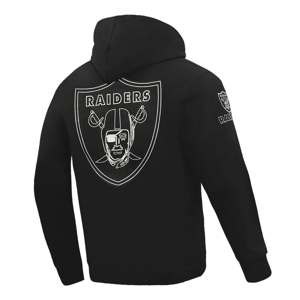 Las Vegas Raiders Pro Standard Classic Chenille Pullover Hoodie - Black - NFL