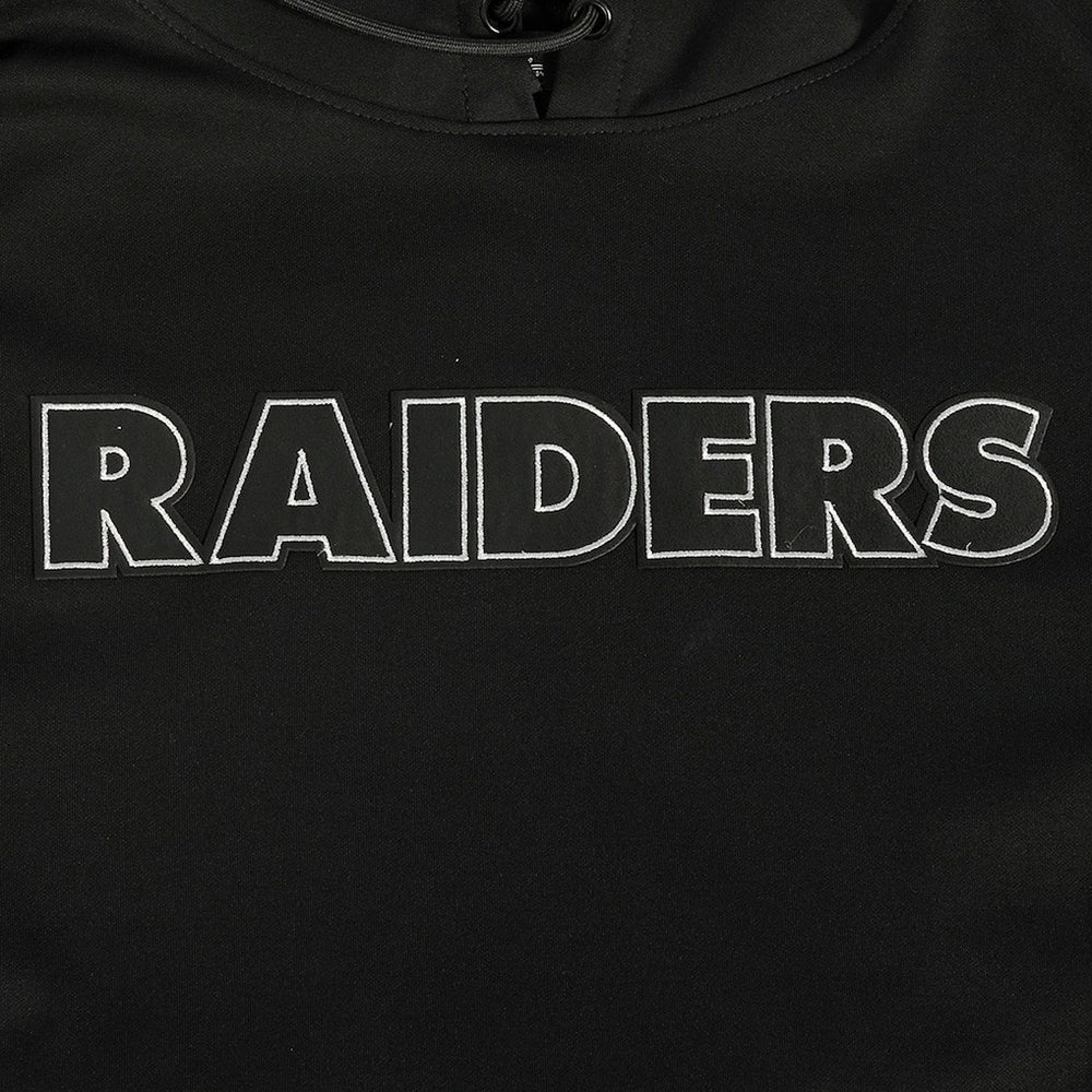 Las Vegas Raiders Pro Standard Classic Chenille Pullover Hoodie - Black - NFL