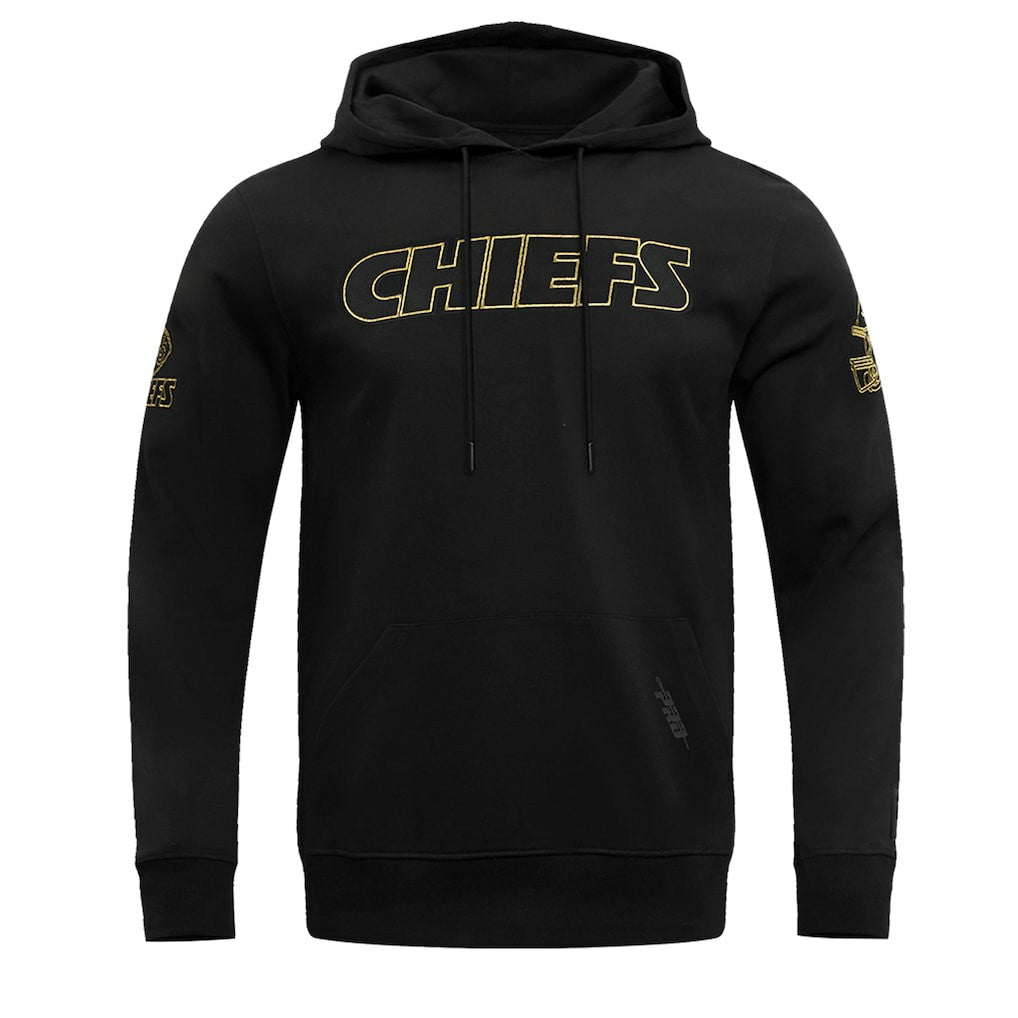 Kansas City Chiefs Pro Standard Classic Chenille Pullover Hoodie - Black - NFL