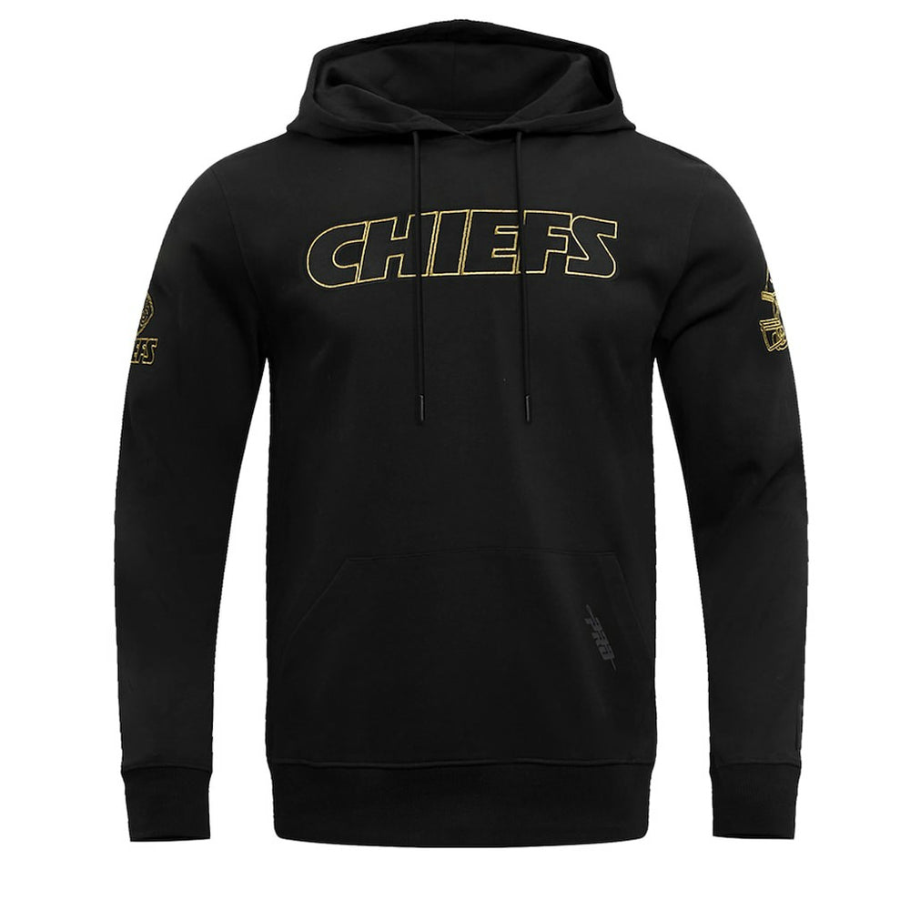 Kansas City Chiefs Pro Standard Classic Chenille Pullover Hoodie - Black - NFL