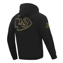 Kansas City Chiefs Pro Standard Classic Chenille Pullover Hoodie - Black - NFL